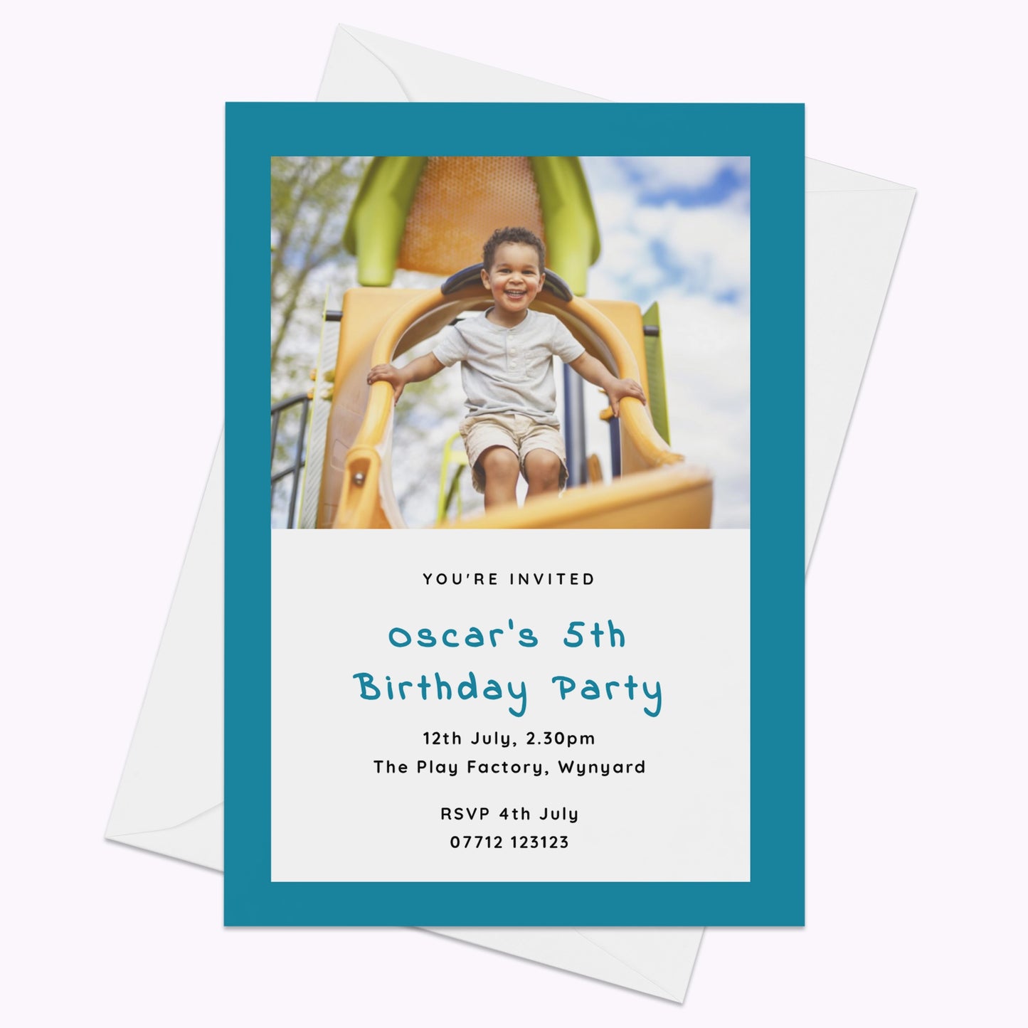 Pack of 10 'Create Your Own' Personalised A6 Invites