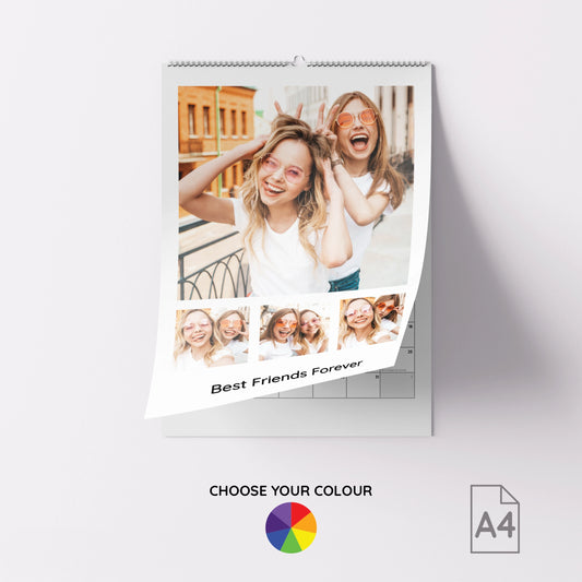 Personalised A4 Photo Wall Calendar