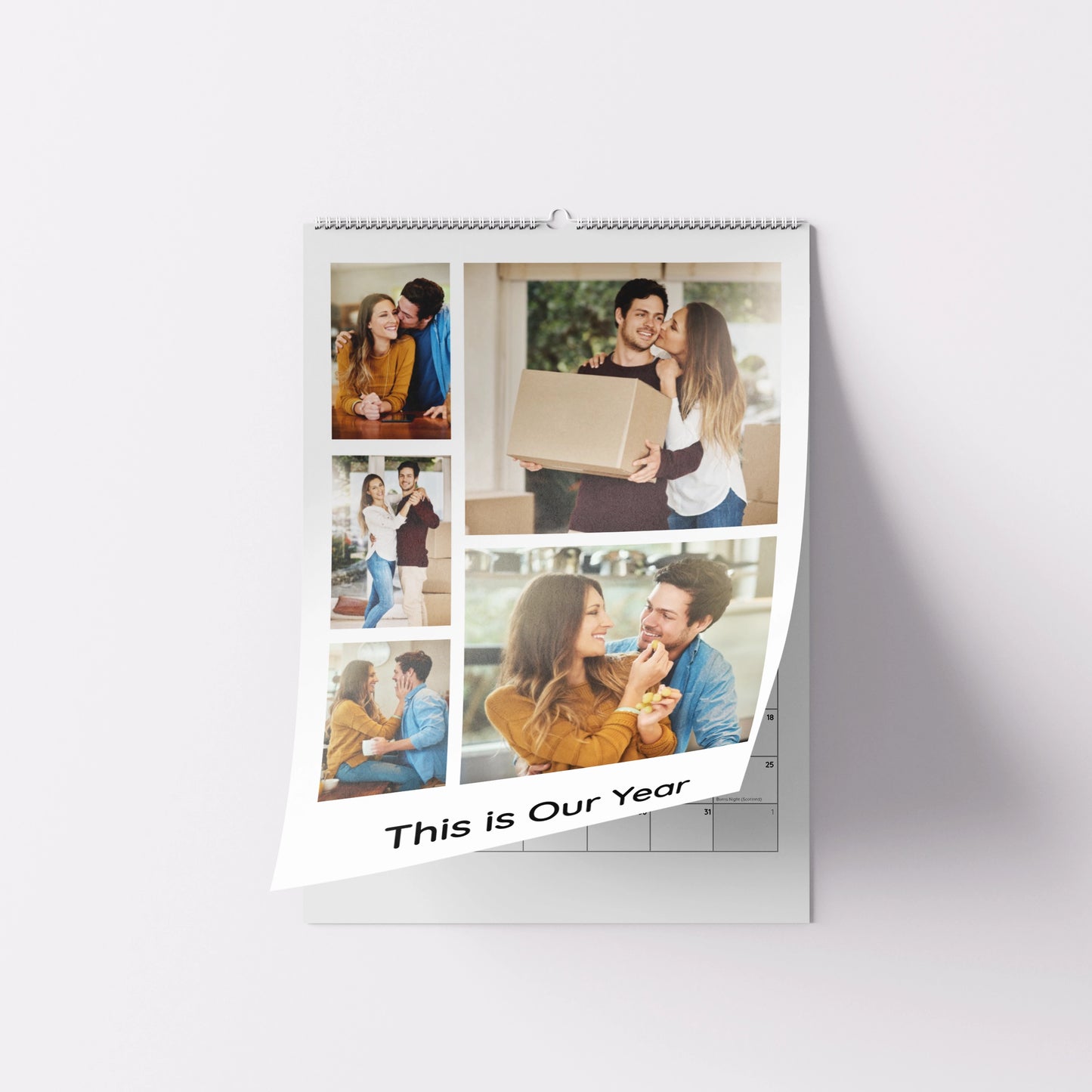 Personalised A3 Photo Wall Calendar