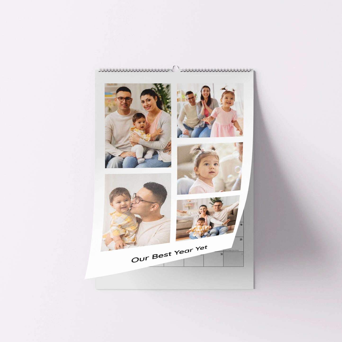Personalised A3 Photo Wall Calendar