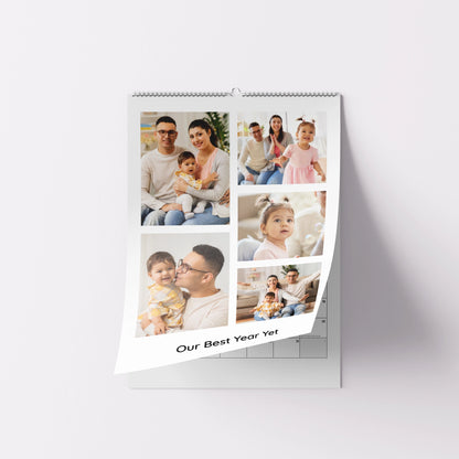 Personalised A3 Photo Wall Calendar