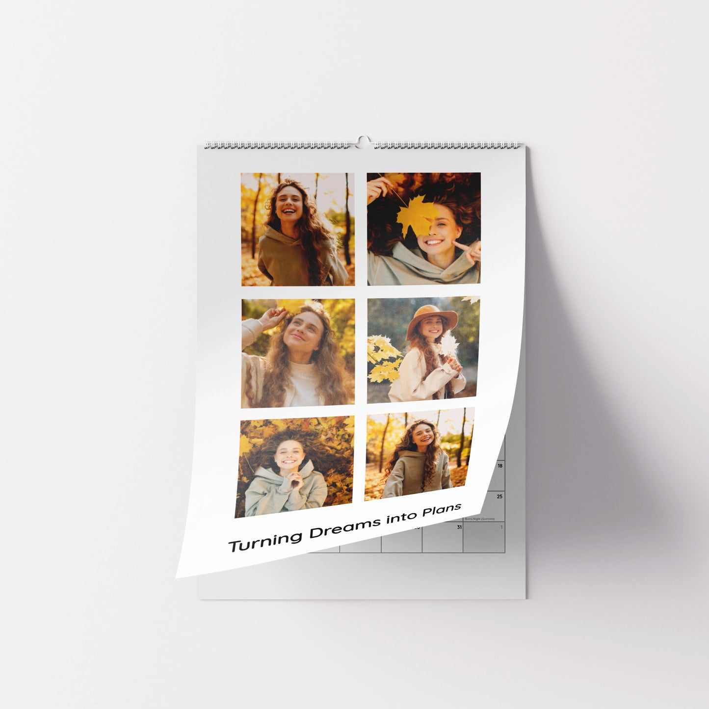 Personalised A3 Photo Wall Calendar