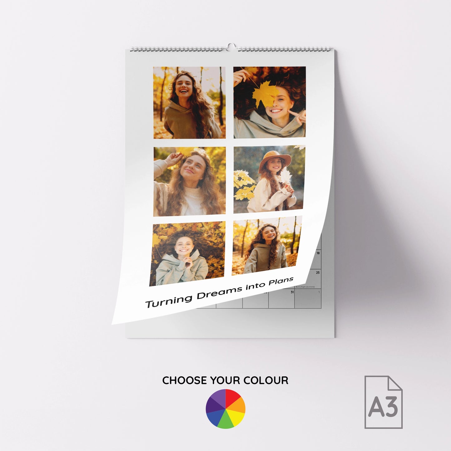 Personalised A3 Photo Wall Calendar