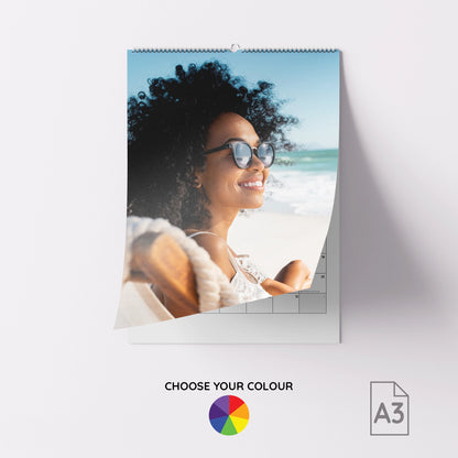 Personalised A3 Photo Wall Calendar