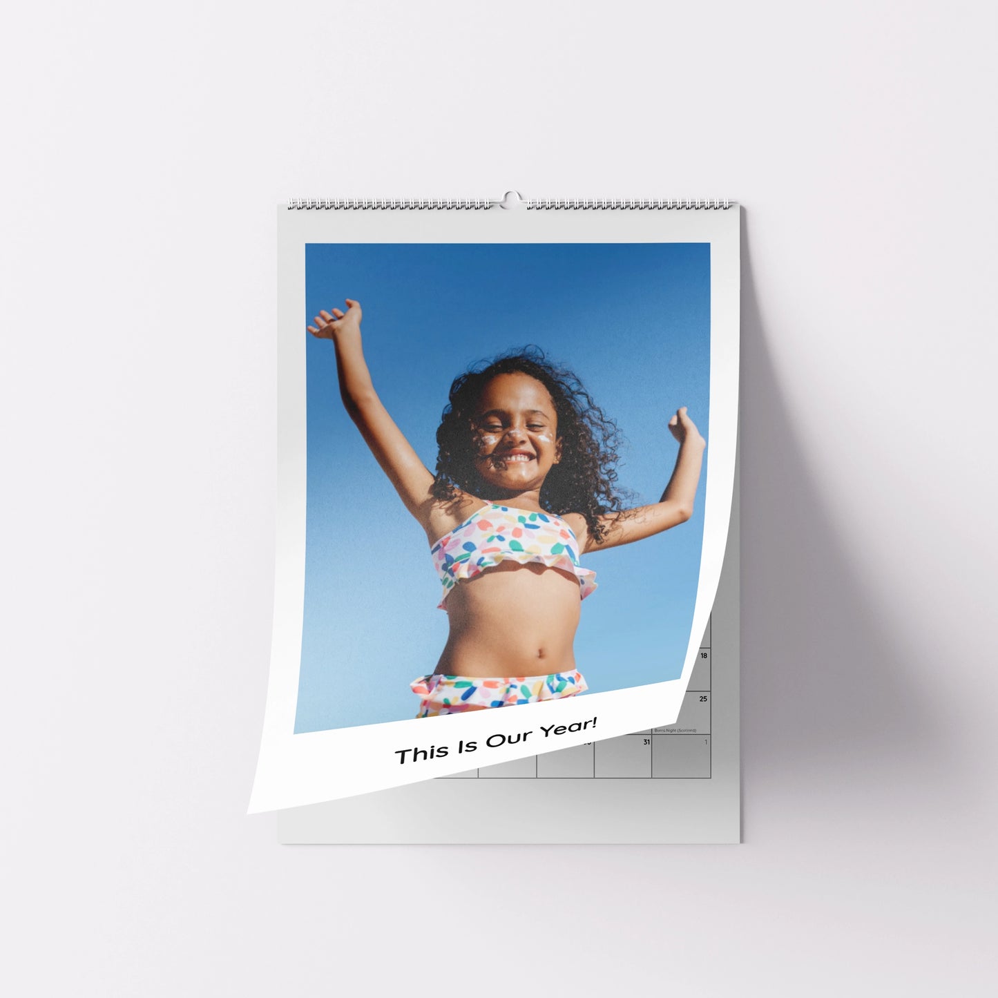 Personalised A3 Photo Wall Calendar