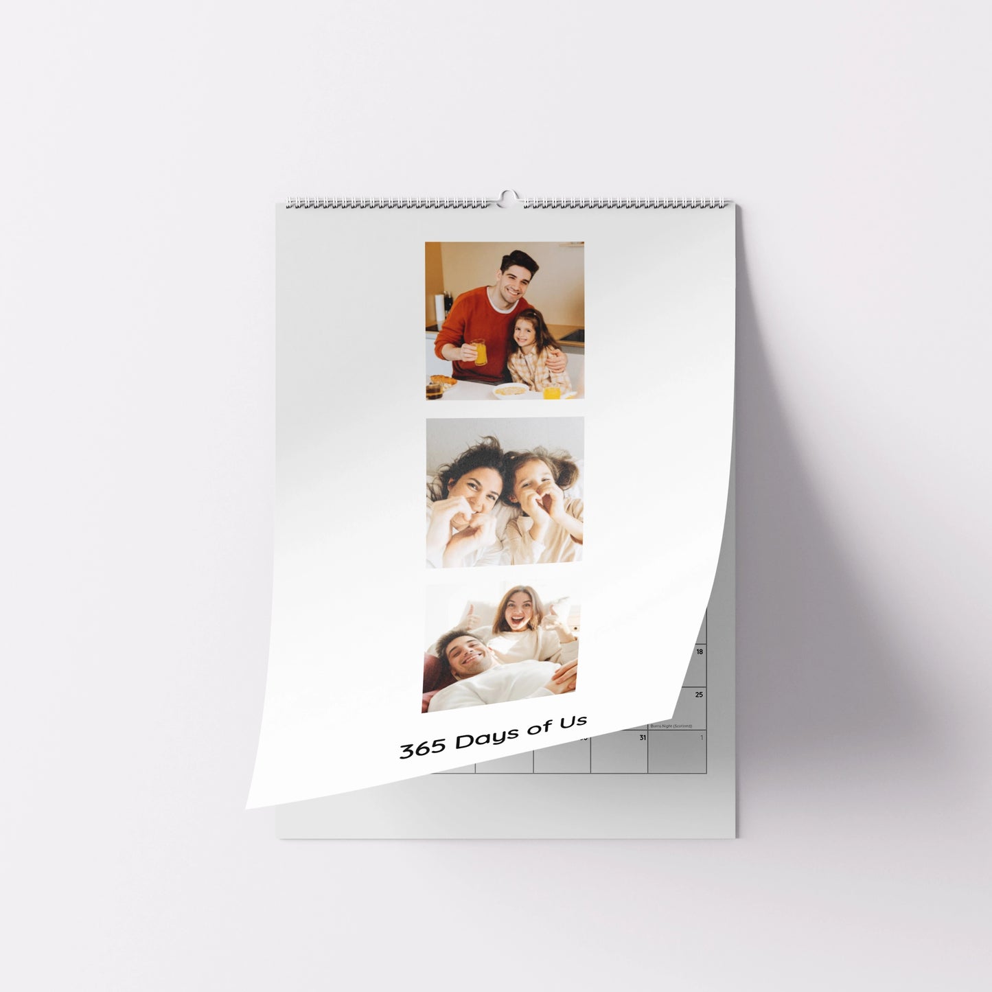 Personalised A3 Photo Wall Calendar