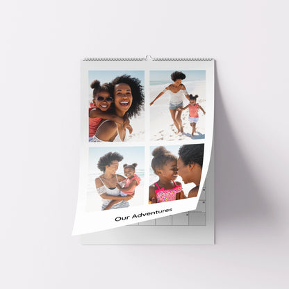 Personalised A3 Photo Wall Calendar