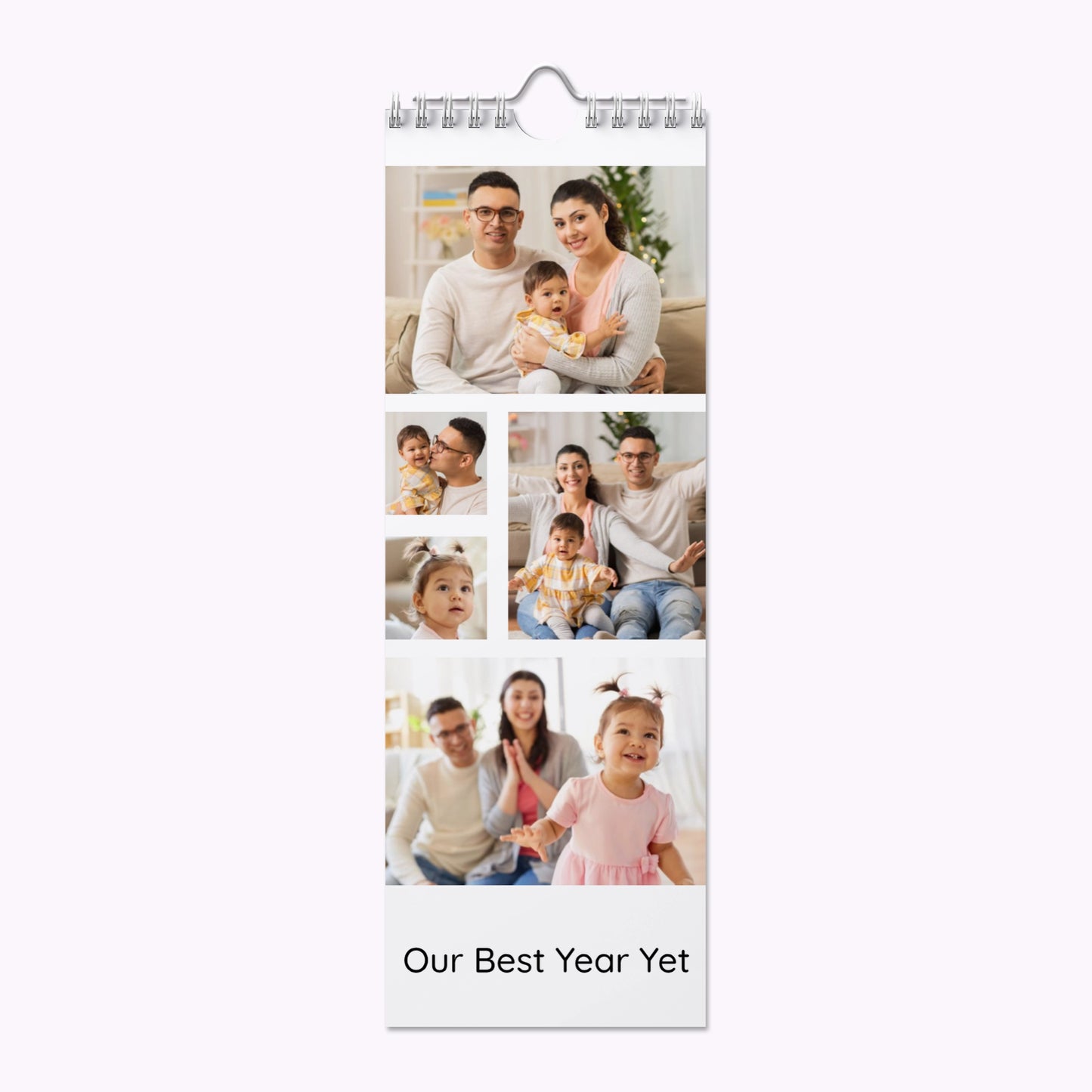 Personalised Slim Photo Wall Calendar