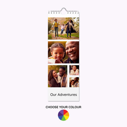 Personalised Slim Photo Wall Calendar