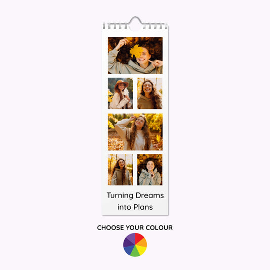 Personalised Slim Photo Wall Calendar