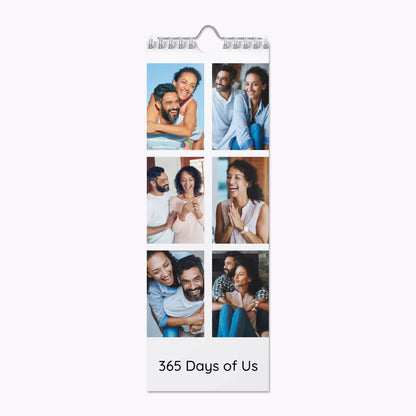 Personalised Slim Photo Wall Calendar