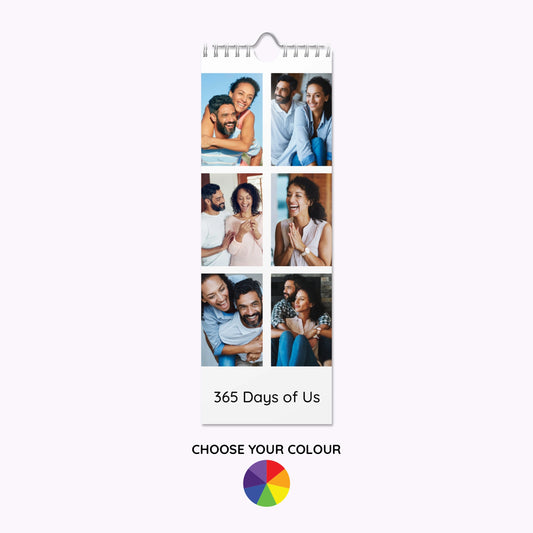Personalised Slim Photo Wall Calendar