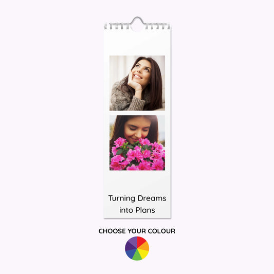 Personalised Slim Photo Wall Calendar