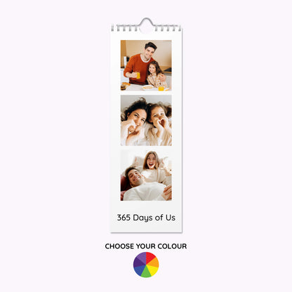 Personalised Slim Photo Wall Calendar