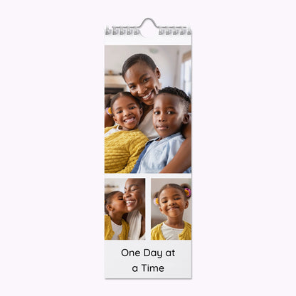 Personalised Slim Photo Wall Calendar