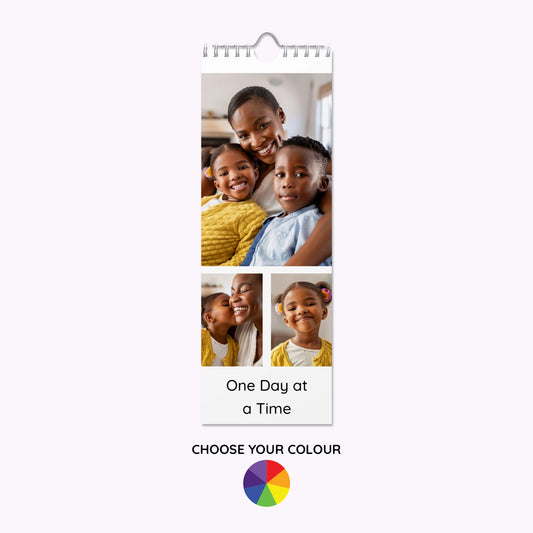 Personalised Slim Photo Wall Calendar