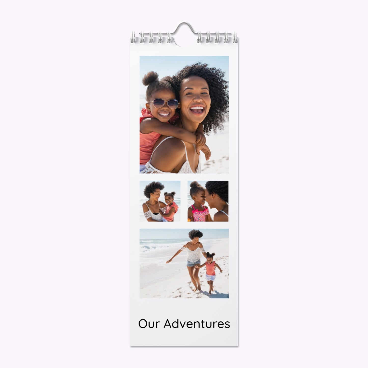 Personalised Slim Photo Wall Calendar