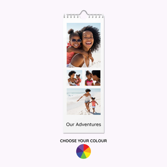 Personalised Slim Photo Wall Calendar