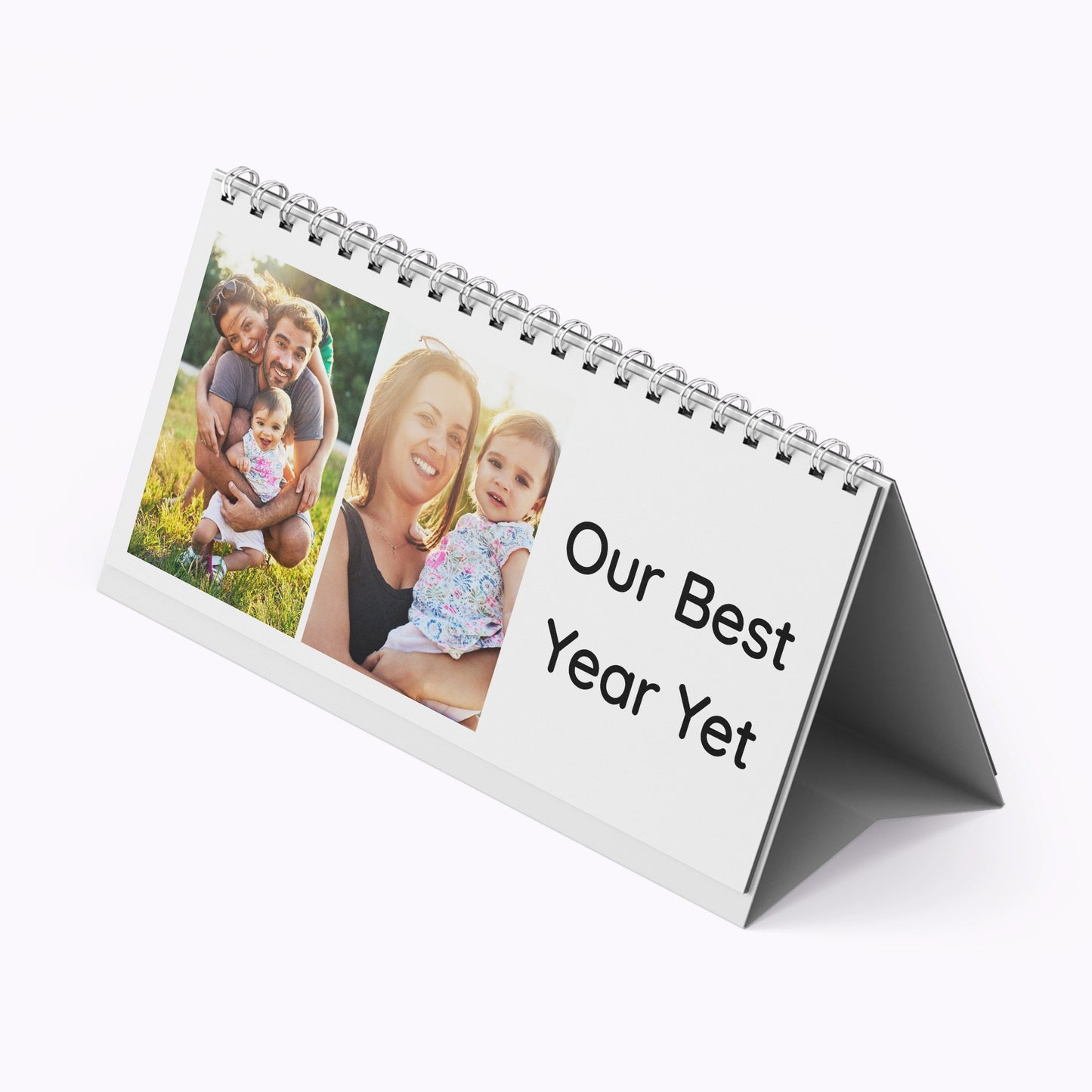 Personalised Desk Photo Calendar - Customise Every Page