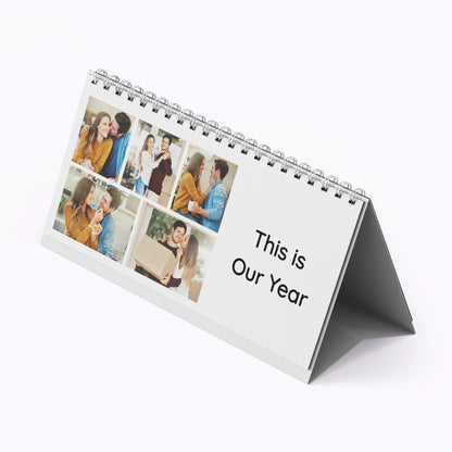 Personalised Desk Photo Calendar - Customise Every Page