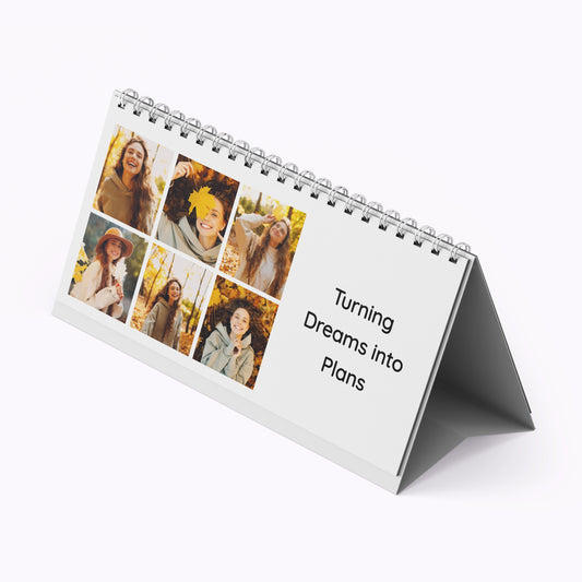 Personalised Desk Photo Calendar - Customise Every Page
