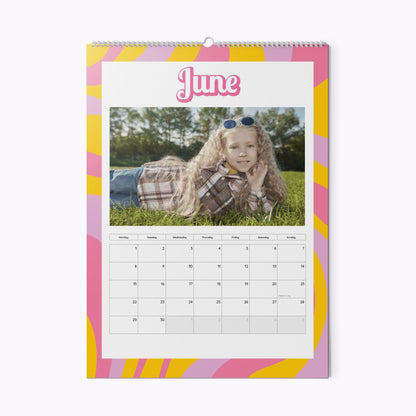 In My Peace & Love Era | Personalised A3 Photo Wall Calendar
