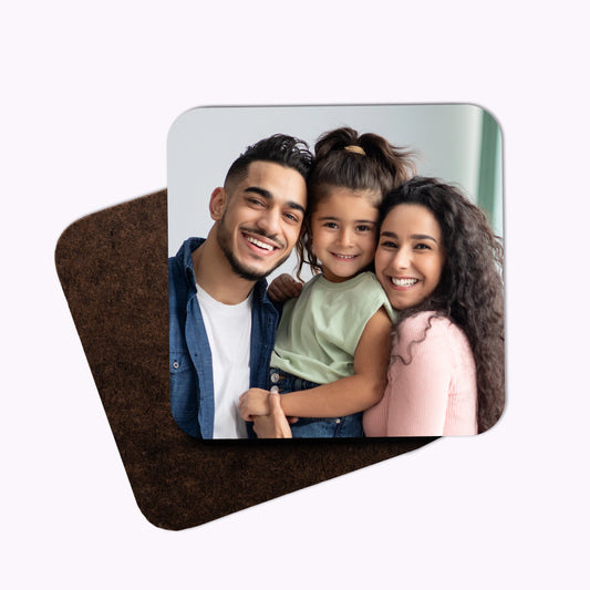Individual Personalised Wooden Photo Coaster
