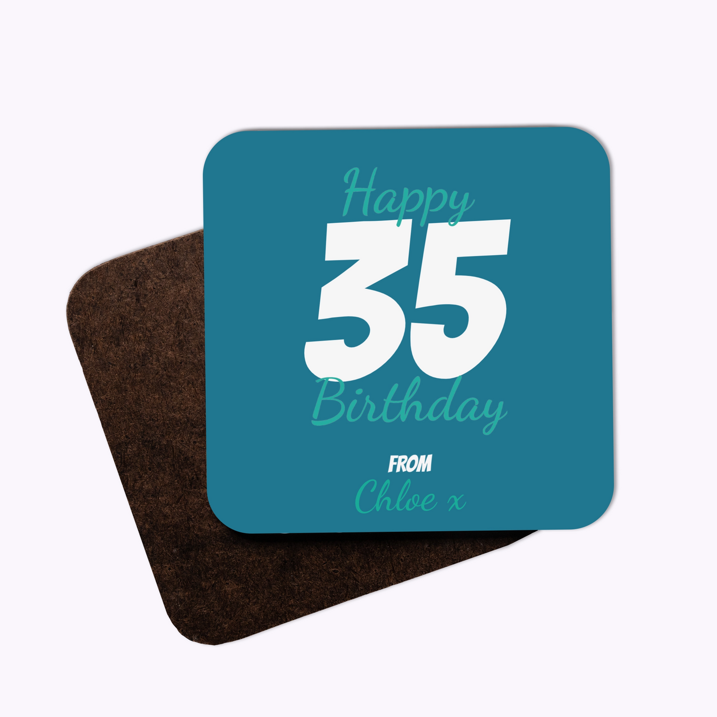 Legendary Birthday | Individual Personalised Wooden Photo Coaster