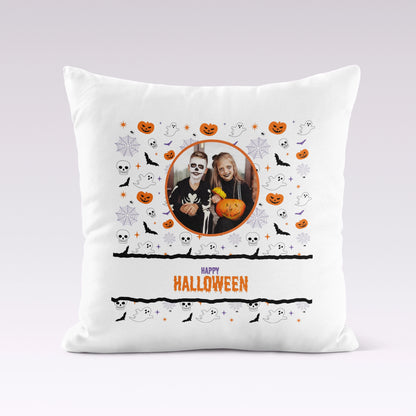 Spooky and Sweet | Personalised Halloween 45 x 45cm Cushion Cover with Insert