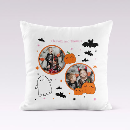 Spooky Season | Personalised Halloween 45 x 45cm Cushion Cover with Insert