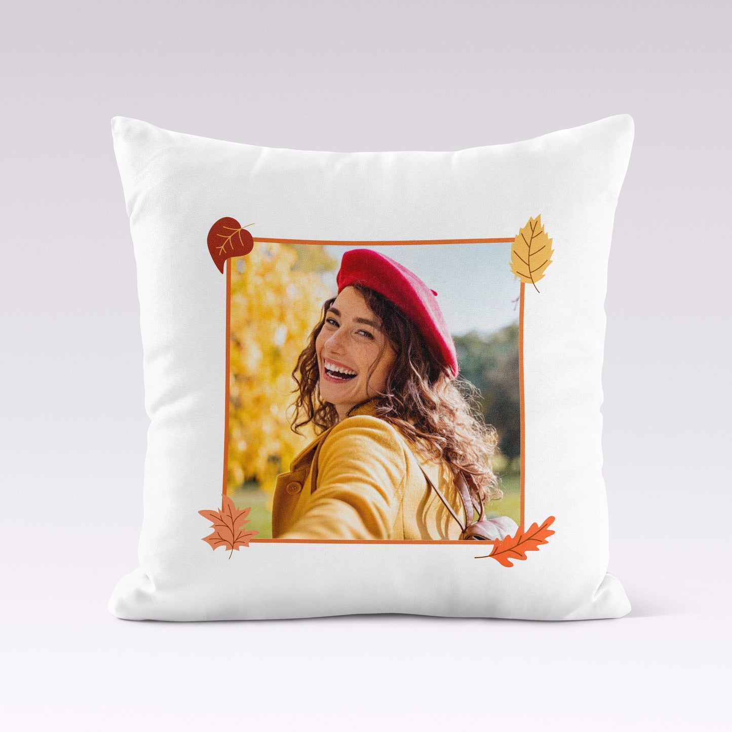 Loves Autumn | Personalised Halloween 45 x 45cm Cushion Cover with Insert