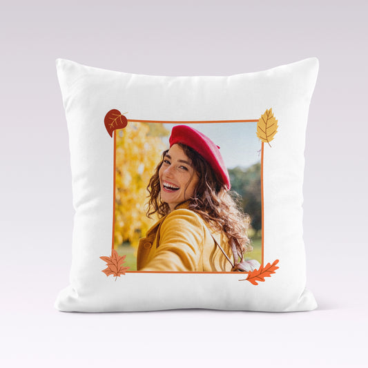 Loves Autumn | Personalised Halloween 45 x 45cm Cushion Cover with Insert