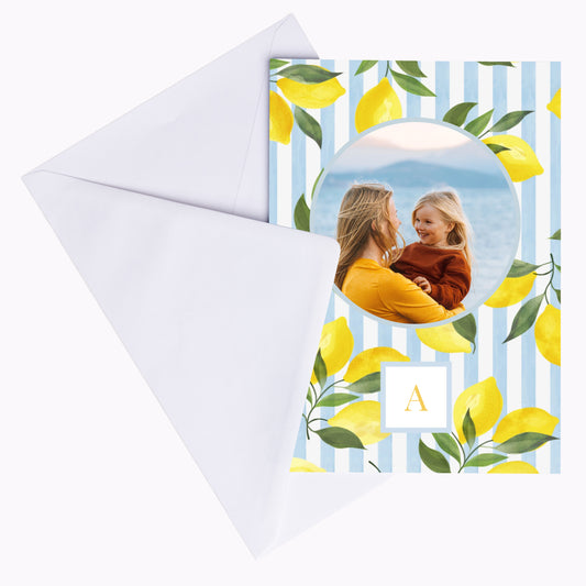 Citrus Bloom | Create Your Own Personalised Thank You Cards - Pack of 10