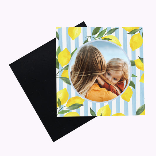 Citrus Bloom | Personalised Photo Flexible Fridge Magnet