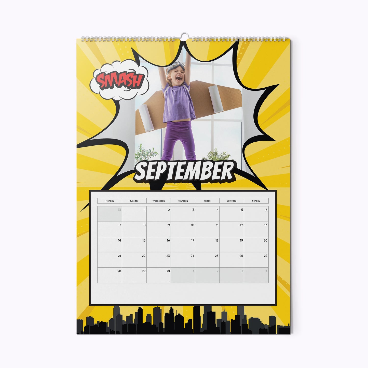 Comic Book | Personalised A4 Photo Wall Calendar