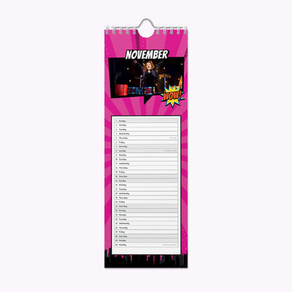 Comic Book | Personalised Slim Photo Wall Calendar