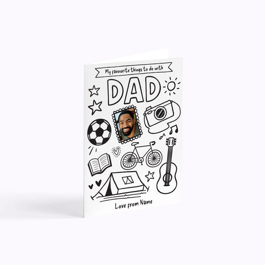 Colour Your Own | Personalised Photo Upload Card