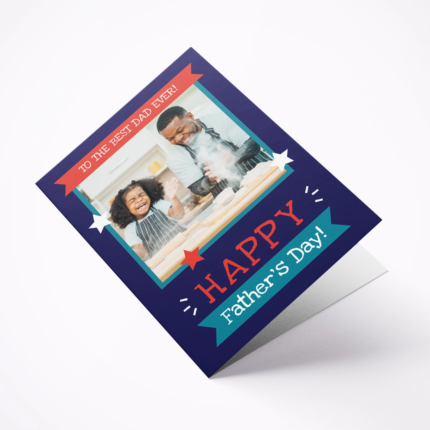 'Best Dad Ever' Photo Upload Father's Day Card