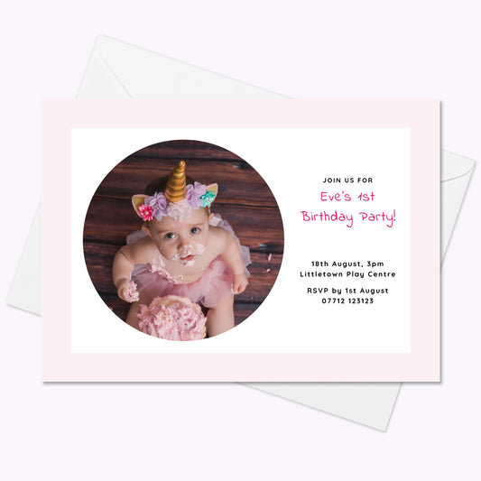 Pack of 10 'Create Your Own' Personalised A6 Invites