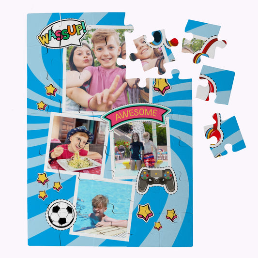 Awesome Memories | Design Your Own Puzzle - 35 Piece Personalised Jigsaw