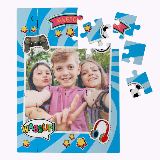 Awesome Memories | Design Your Own Puzzle - 35 Piece Personalised Jigsaw