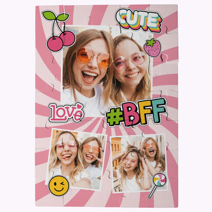 Best Friends Forever | Design Your Own Puzzle - 35 Piece Personalised Jigsaw