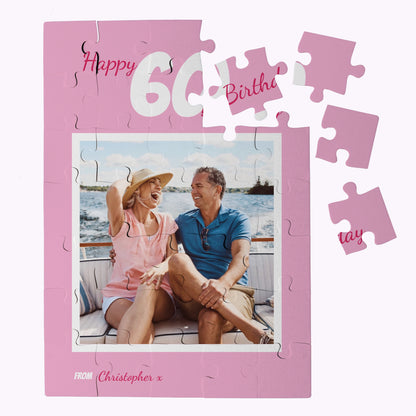 Fabulous Birthday | Design Your Own Birthday Puzzle - 35 Piece Personalised Jigsaw