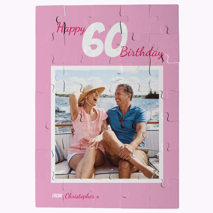 Fabulous Birthday | Design Your Own Birthday Puzzle - 35 Piece Personalised Jigsaw