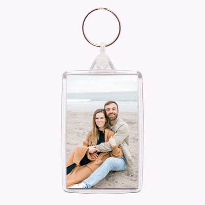 Double-Sided Personalised Acrylic Photo Keyring