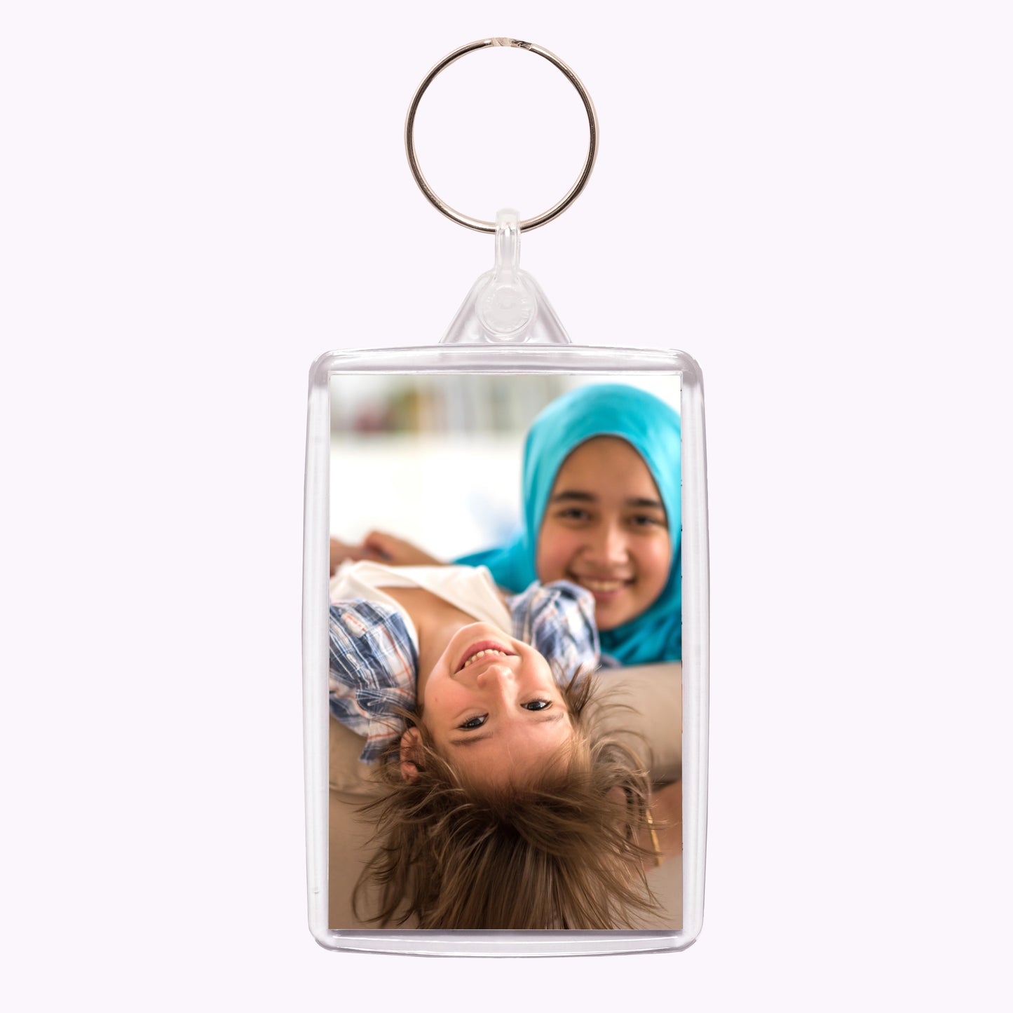 Double-Sided Personalised Acrylic Photo Keyring