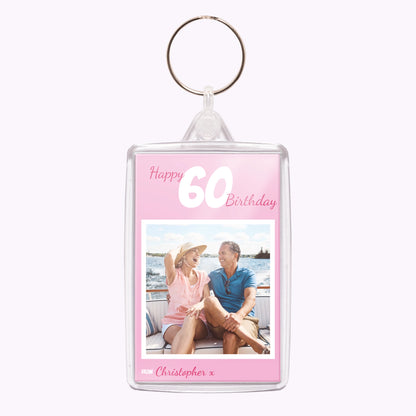 Fabulous Birthday | Personalised Birthday Acrylic Keyring