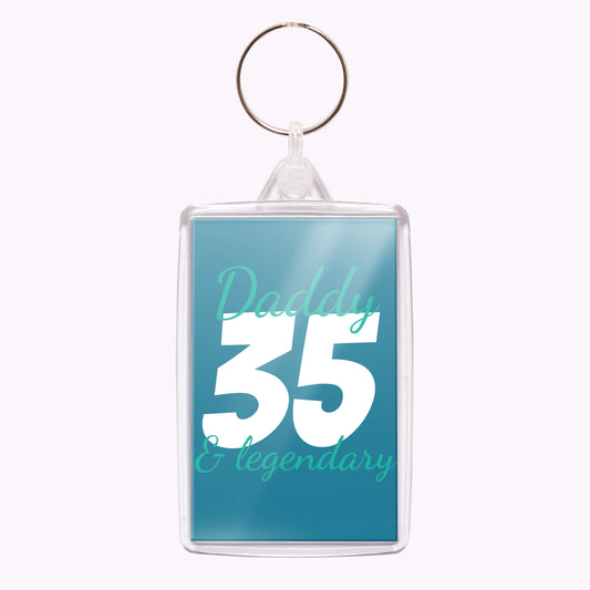Legendary Birthday | Personalised Birthday Acrylic Keyring