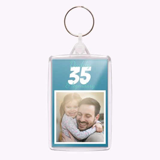 Legendary Birthday | Personalised Birthday Acrylic Keyring
