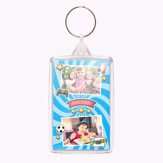 Awesome Memories | Personalised Acrylic Keyring